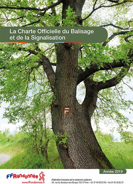 Couverture charte officielle balisage signaletique ffrandonnee edition2019